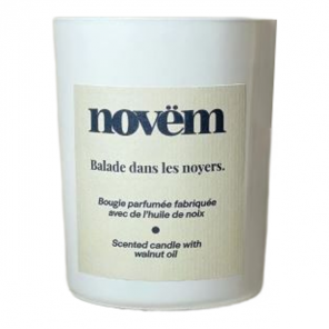 Novëm Balade dans les noyers bougie parfumée huile de noix