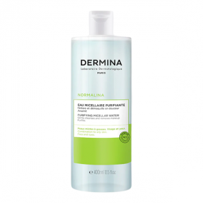 Dermina Hydralina eau micellaire peaux normales à sèches 400ml