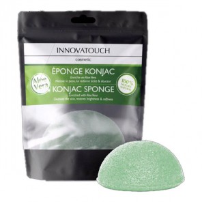 Innovatouch Cosmetic éponge konjac enrichie en Aloe Vera