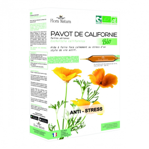 Scientia natura flora natura pavot de californie bio 20 ampoules