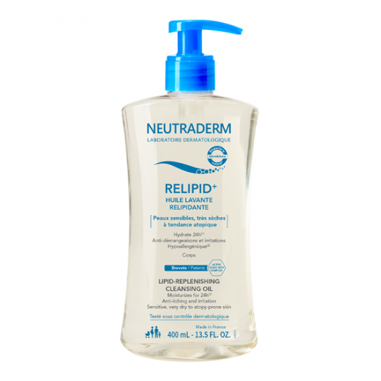 Neutraderm relipid+ huile lavante relipidante 400ml