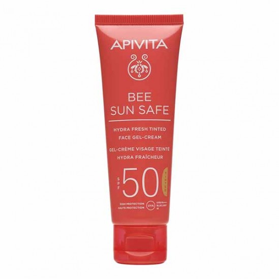 Apivita Bee Sun Safe hydra fresh gel-crème visage teintée spf50 - 50ml