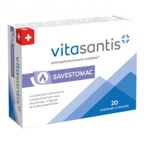 VitaSantis SavEstomac 20 comprimés à croquer
