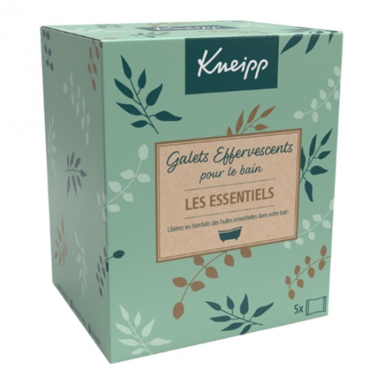 Kneipp Les essentiels coffret 5 galets effervescents pour le bain