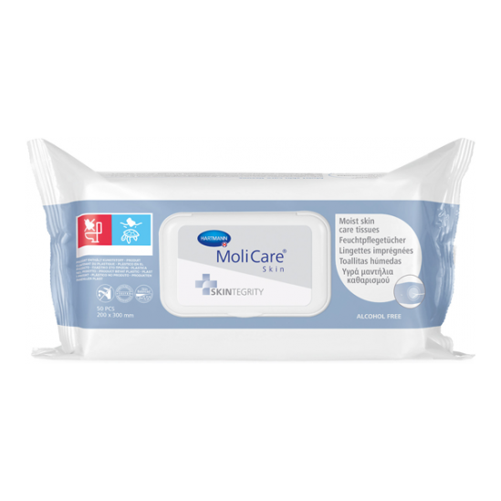 Paul Hartmann Molicare skin lingettes imprégnées 50 sachets
