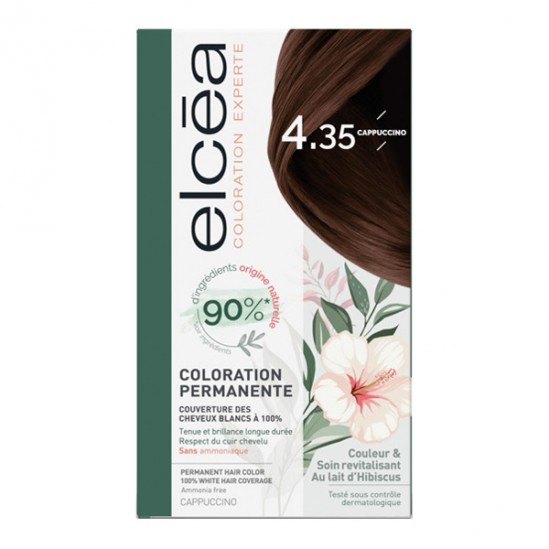 Elcéa coloration experte permanente kit noir bleuté 1.10