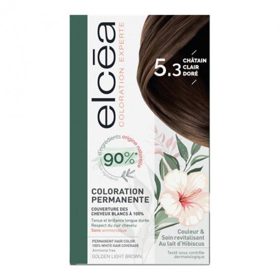 Elcéa coloration experte permanente kit noir bleuté 1.10