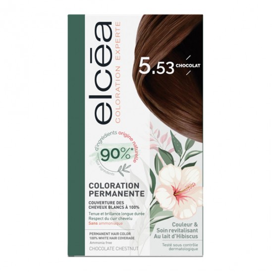 Elcéa coloration experte permanente kit noir bleuté 1.10
