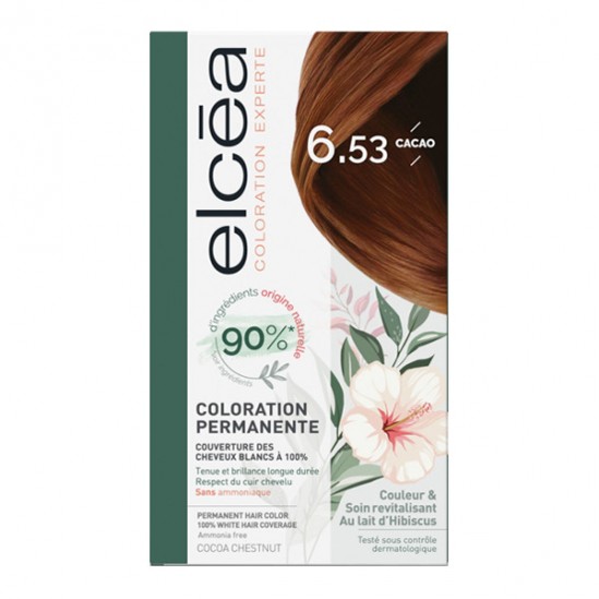 Elcéa coloration experte permanente kit noir bleuté 1.10