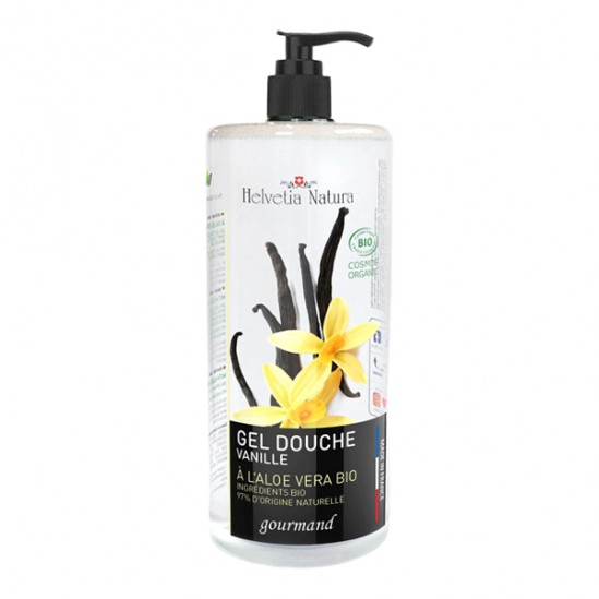 Helvetia Natura Gel douche aloe vera vanille 1l