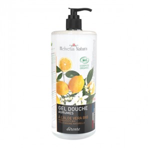 Helvetia Natura Gel douche aloe vera agrumes 1l