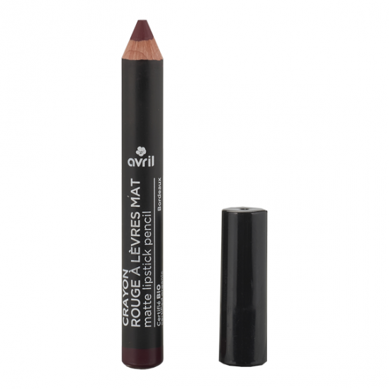 Avril crayon rouge à lèvre mat Bordeaux bio 2g