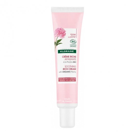 Klorane Crème riche apaisante à la Pivoine bio 40ml