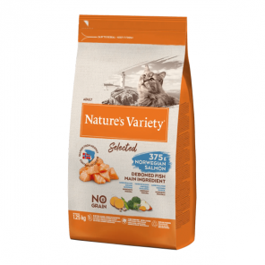 Nature´s Variety Selected saumon croquettes pour chat 1,25kg