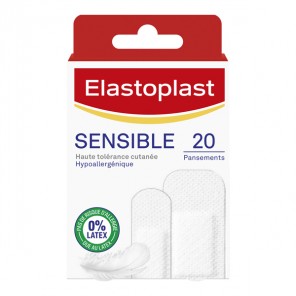 Elastoplast Sensible hypoallergénique 20 pansements