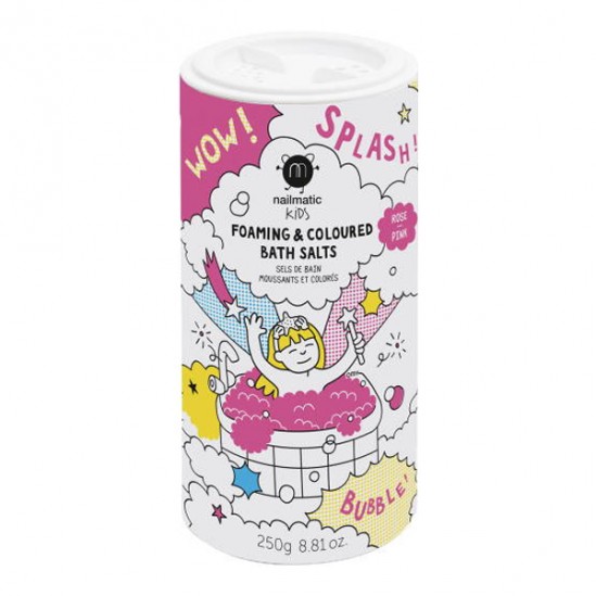 Nailmatic kids sels de bain moussants roses 250g