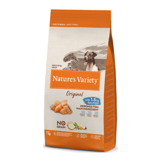 Nature´s Variety Original mini saumon pour chien adulte 7kg