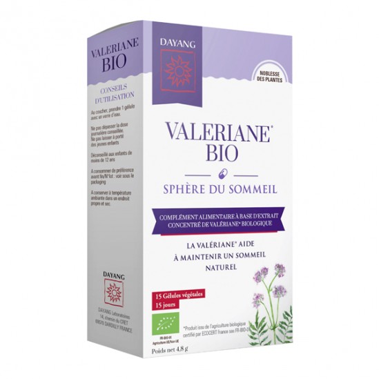 Dayang Valériane bio 15 gélules