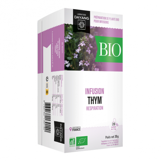 Dayang Infusion thym bio 20 infusettes