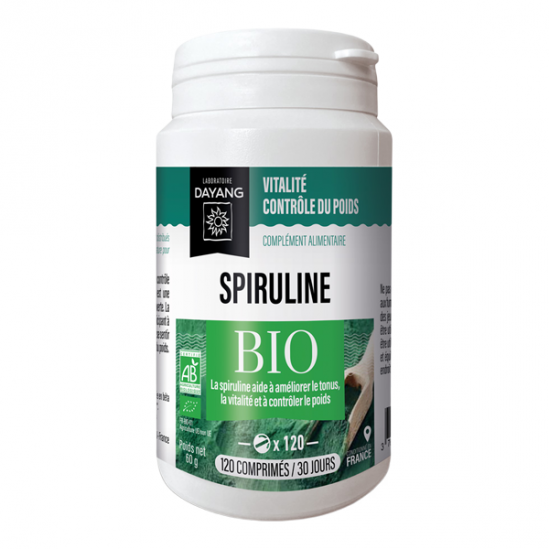 Dayang Spiruline bio 120 comprimés