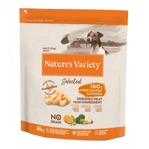 Nature´s Variety Selected mini poulet pour chien adulte 600gr