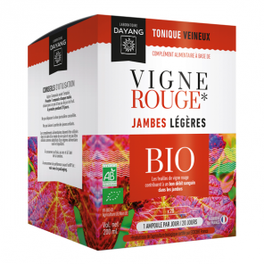 Dayang Vigne rouge bio 20 ampoules