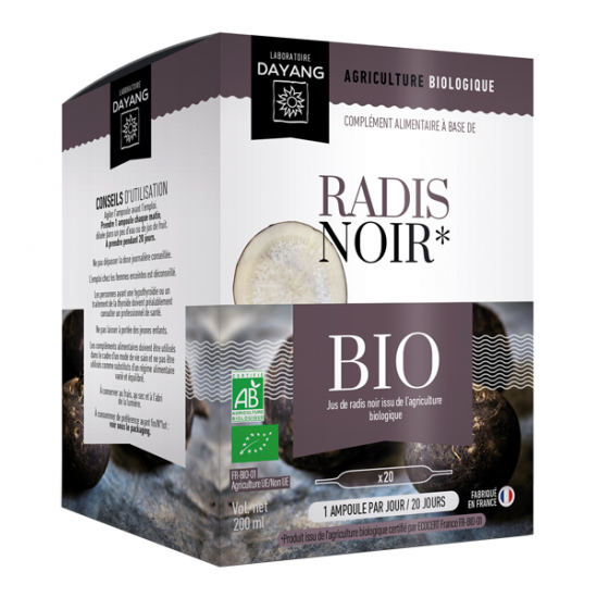 Dayang Radis noir bio 20 ampoules