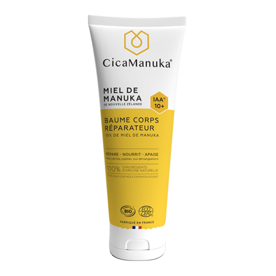 CicaManuka baume corps réparateur au miel de Manuka IAA10+ 200ml