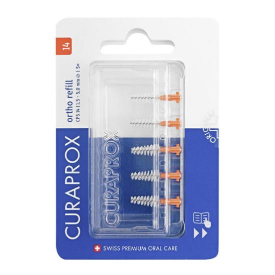 Curaprox brossettes interdentaire recharge ortho taille 14,5 pièces