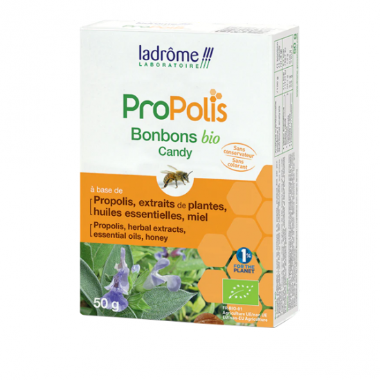 Ladrôme Propolis bonbons bio 50gr
