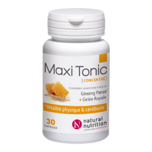 Natural nutrition Maxi tonic 60 gélules