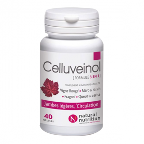 Natural nutrition Celluveinol bio 40 gélules