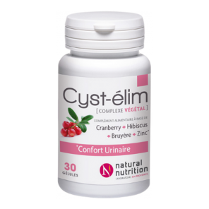 Natural nutrition Cyst-élim gel confort urinaire 30 gélules