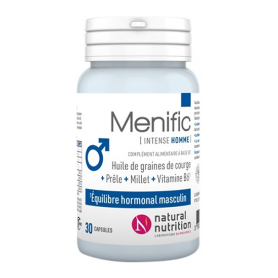 Natural Nutrition Menific intense homme 30 capsules