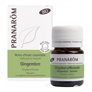 Pranarôm huile essentielle gingembre 60 perles