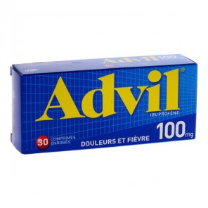 Advil 100mg Ibuprofène 30 comprimés enrobés