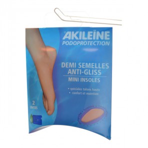 Akileine demi-semelles anti-gliss 2 unités