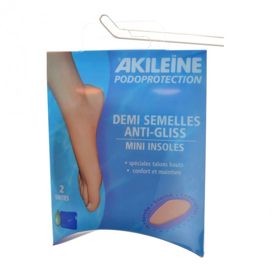 Akileine demi-semelles anti-gliss 2 unités