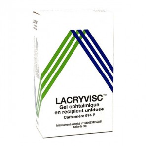 Lacryvisc gel ophtalmique 30 unidoses