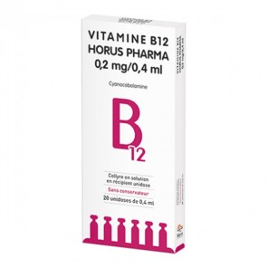 Horus Pharma Mono vitamine B12 0,2mg/0,4ml