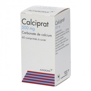 Calciprat 750mg 60 comprimés à sucer