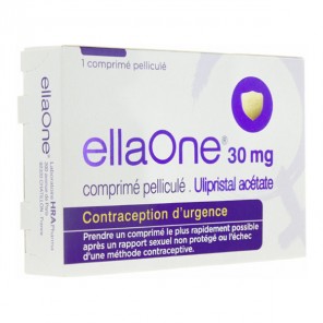 Hra Pharma France Ellaone 30 mg 1 comprimé pelliculé