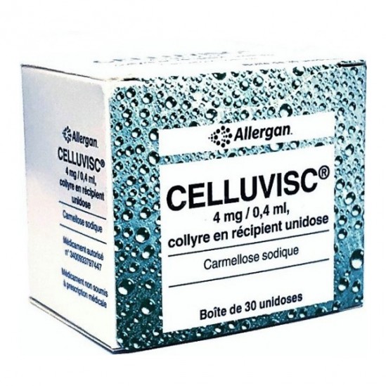 Allergan Celluvisc 4mg/0,4ml collyre en 30 unidoses