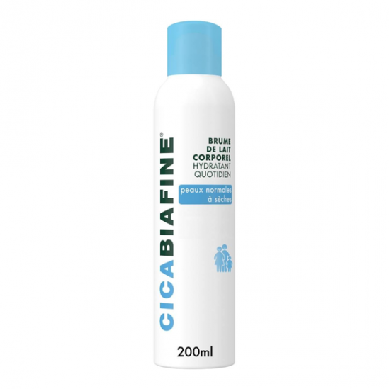 Cicabiafine brume de lait corporel hydratant quotidien 200ml