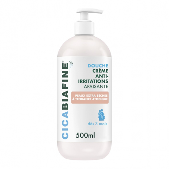Cicabiafine Douche crème anti-irritations apaisante 500ml