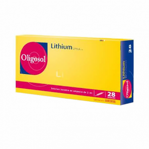 Oligosol Lithium solution buvable 28 ampoules 2ml