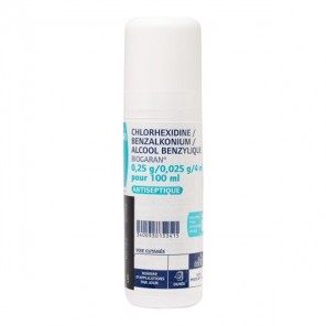 Biogaran Chlorhexidine alcool benzylique 100ml