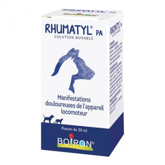 Boiron Rhumatyl solution buvable chiens chats 30ml