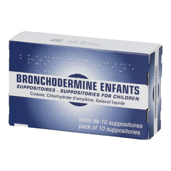 Bronchodermine enfants 10 suppositoires
