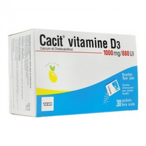 Cacit Vitamine D3 1000mg/880UI 30 sachets